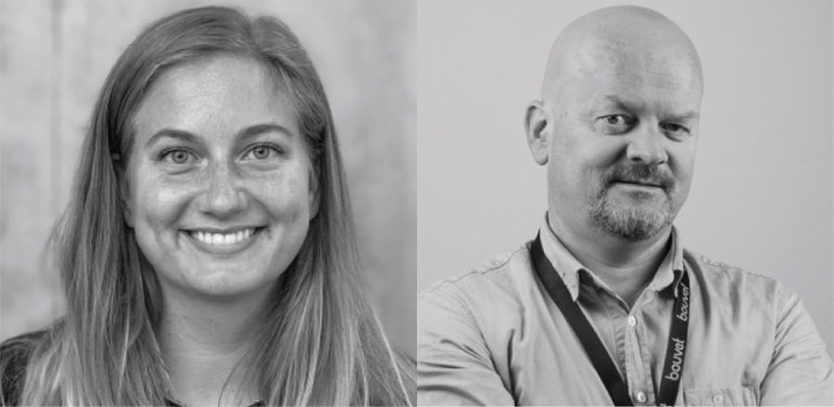 Portrettbilder av Miriam Voster og Arild Aarnes.