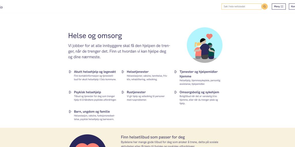 Utvecklar och förvaltar digitala lösningar som stärker hälso- och välfärdstjänsterna i Oslo