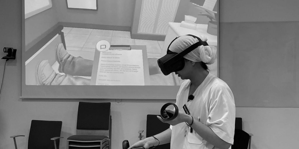 Läkarstuderande diagnostiserar ovanliga och akuta sjukdomar via VR